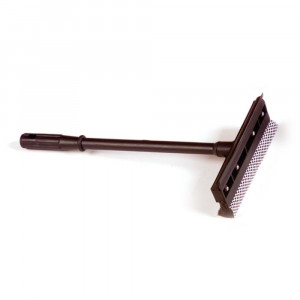 Stergator abraziv, semiprofesional, negru, 20 cm