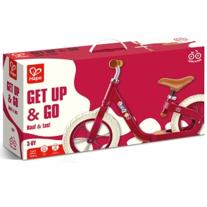Bicicleta de echilibru pentru copii Get Up & Go - Rosie - Img 2