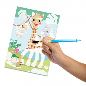 Girafa Sophie pentru copii - Picteaza cu apa - Img 4