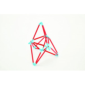 Jucarie din bambus Flexistix - Constructor creativ (133 piese) - Img 2