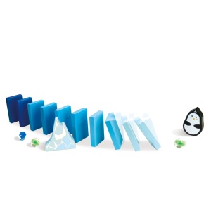 Jucarie din lemn - Marble Run Penguin Playland (112 piese) - Img 5