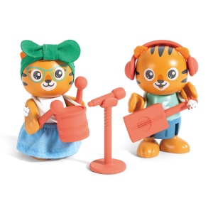 Jucarie din lemn - Milo & Melody (11 piese) - Img 1