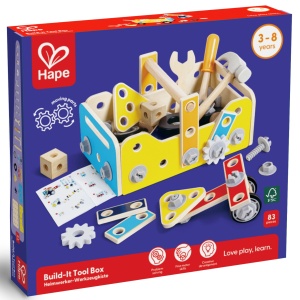 Jucarie din lemn - Set de scule de construit pentru copii
