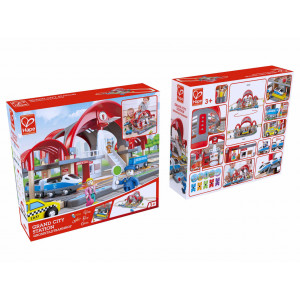 Jucarie din lemn - Set Gara Centrala (45 piese) - Img 2