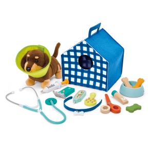 Jucarie - Set veterinar pentru clinica de ingrijire a cateilor (16 piese) - Img 4