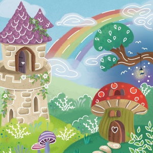 Kit de creat magneti pentru copii cu tematica Fantasy - 17 piese - Img 7
