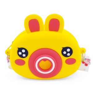 Mini geanta Bags Bunny din silicon, cu fermoar si curea de umar reglabila - 13.5 x 15 (8 buc/display) - Img 2