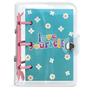 Mini Notebook cu breloc din silicon, 100 pagini liniate, 6.5 x 9.5 cm (12 buc/display) - Img 6
