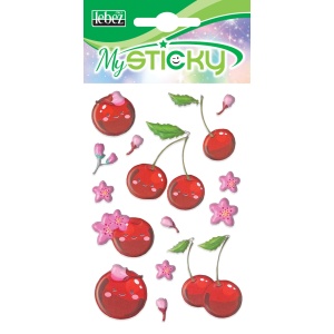 My Sticky 3D Fruit, 6 modele asortate (48 pachete/display) - Img 3