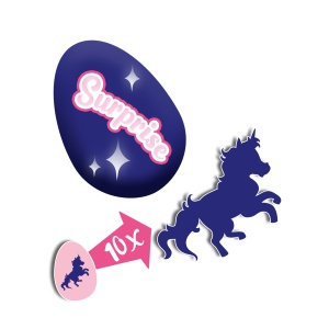 Ou de jucarie pentru copii cu unicorn care eclozeaza in apa - Img 5
