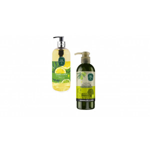 Pachet Sapun lichid ulei masline 500ml si Lotiune maini corp 250ml - Img 2