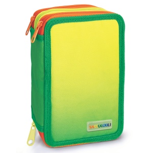 Penar echipat - Color Block cu 3 fermoare (18 markere si 12 creioane colorate) - 13 x 20 x 6.5 cm (12 buc/display) - Img 7