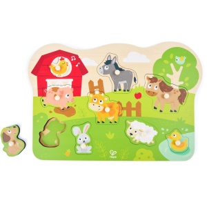 Puzzle din lemn – Animale de la ferma - Img 2