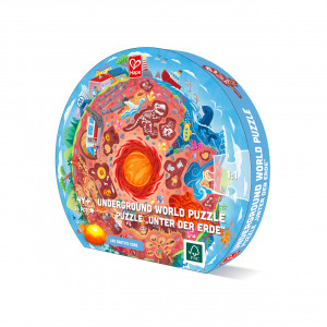 Puzzle Lumea Subterana pentru copii, cu led (38 piese) - Img 2