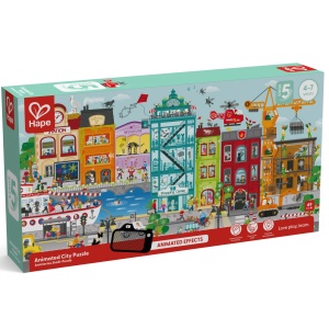 Puzzle pentru copii de podea Orasul animat (49 piese) - Img 10