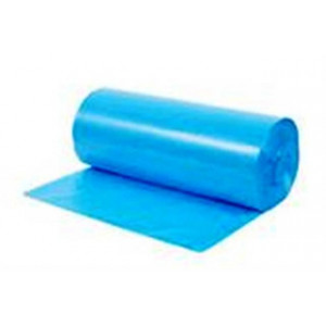 Saci menaj Solid 120 litri, albastru, 10 buc/rola