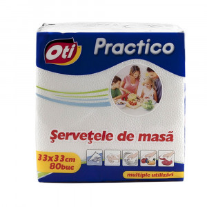 Servetele de masa, 33x33 cm, 80 buc./pachet