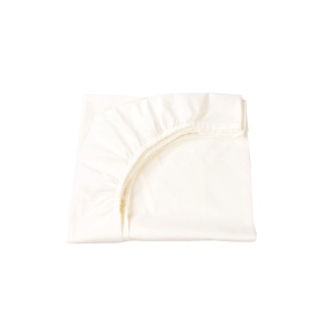 Set 2 cearsafuri patut 90x50 cm bumbac 100% crem galben - Img 2