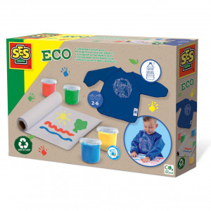 Set acuarele pentru degetele ECO si sort pentru copii - Img 1