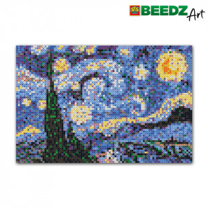 Set margele de calcat Beedz Art - Noapte instelata de Van Gogh - Img 2