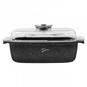 Tava inalta cu capac SAMUS, 32X22X10.5 CM, 5.5 L - TOL323-RC, TOLEDO LINE - Img 1