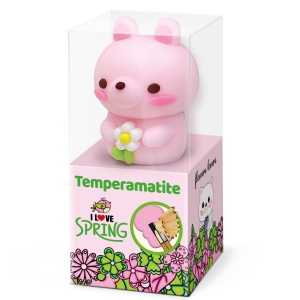 Ascutitoare de creion cu o gaura Flowers Lovers – plastic moale, 3 modele asortate (24 buc/display) - Img 3