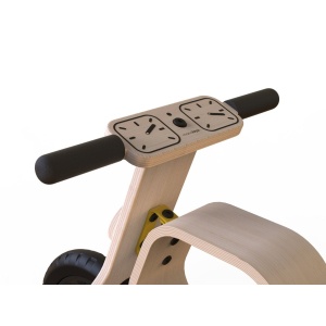 Bicicleta fara pedale MamaToyz RideMe, din lemn natural - Img 6