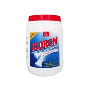 Clorom - tablete efervescente, 200 tablete/cutie