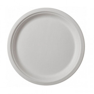 Farfurii plate biodegradabile 25 cm, 50 buc/set