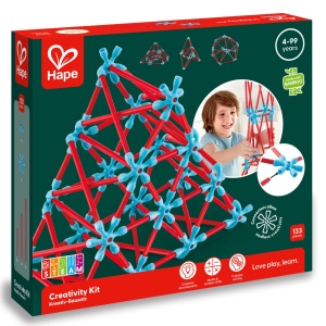 Jucarie din bambus Flexistix - Constructor creativ (133 piese) - Img 7
