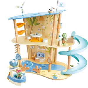 Jucarie din lemn - Set de joaca salvarea oceanelor (48 piese) - Img 1