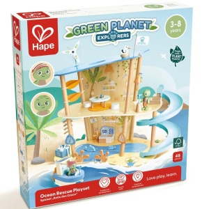 Jucarie din lemn - Set de joaca salvarea oceanelor (48 piese) - Img 13