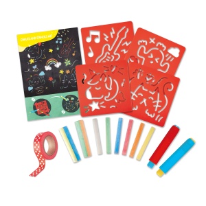 Kit desene cu creta pentru copii - 22 piese - Img 2