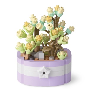 Mini Brick Garden - Mini plante suculente cu ghiveci, 4 modele asortate (12 buc/display) - Img 2