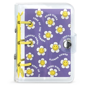Mini Notebook cu breloc din silicon, 100 pagini liniate, 6.5 x 9.5 cm (12 buc/display) - Img 7