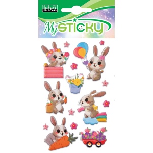 My Sticky 3D Crazy Farm, 6 modele asortate (48 pachete/display) - Img 6