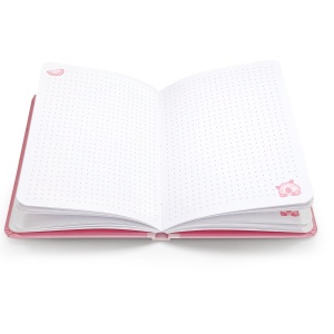 Notebook BeCappy Capibara – A6 cu 160 pagini punctate si decorate, cu inchidere elastica, 3 modele asortate (12 buc/display) - Img 3
