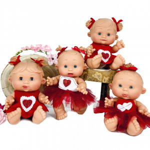 Papusa Artizanala Nines d"Onil cu miros de vanilie - Colectia Love Original (26 cm) - Img 1