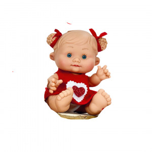 Papusa Artizanala Nines d"Onil cu miros de vanilie - Colectia Love Original (26 cm) - Img 2