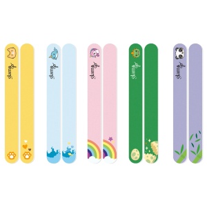 Pila pentru unghii - Glam & Go, 5 modele asortate (20 buc/display) - Img 2