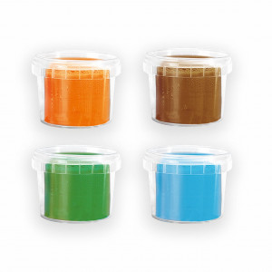 Plastilina colorata vegana pentru copii SES Nature 4 x 90 gr - Img 2