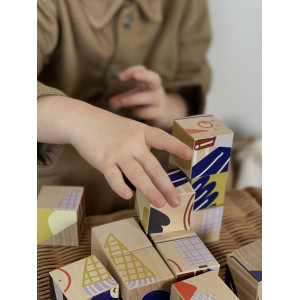 Puzzle din lemn cuburi - Poveste 3 x 3 - Img 4