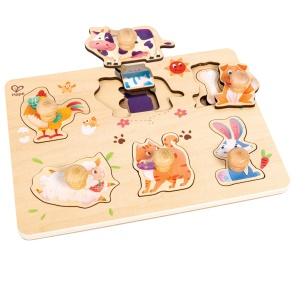 Puzzle din lemn in straturi - Animale - Img 2