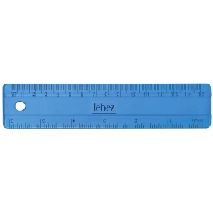Rigla transparenta flexibila 15 cm – 24 buc/display cilindric - Img 4
