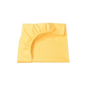 Set 2 cearsafuri patut 90x50 cm bumbac 100% crem galben - Img 3