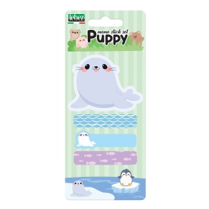 Set 20 memostick in forme si 60 semne de carte Puppy din hartie, 6 modele (96 blistere/display) - Img 6