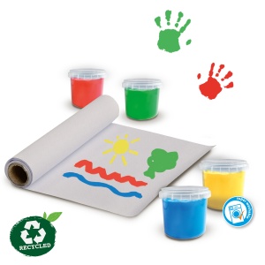 Set acuarele pentru degetele ECO si sort pentru copii - Img 7