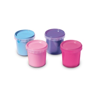 Set acuarele pentru pictat cu degetele 4 x 145 ml. - Img 5