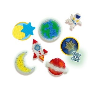 Set creativ copii - Astronomie cu Margele de calcat luminoase - Img 3