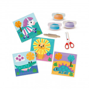 Set creativ copii - Decupeza si creeaza animale din plastilina - Img 2
